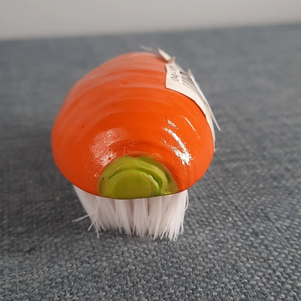 Kitchen Dish Towel Mason Mug Shaker Lid Vegetable Scrub Brush Set Carrot